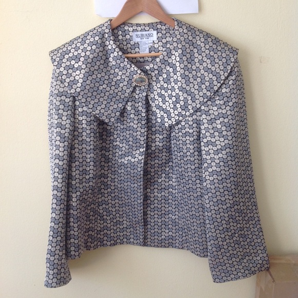 $250 Nubiano New York Grey Stylish Blazer * 20W - Picture 1 of 5